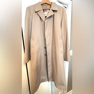 London Towne Trench Fur Lined Coat